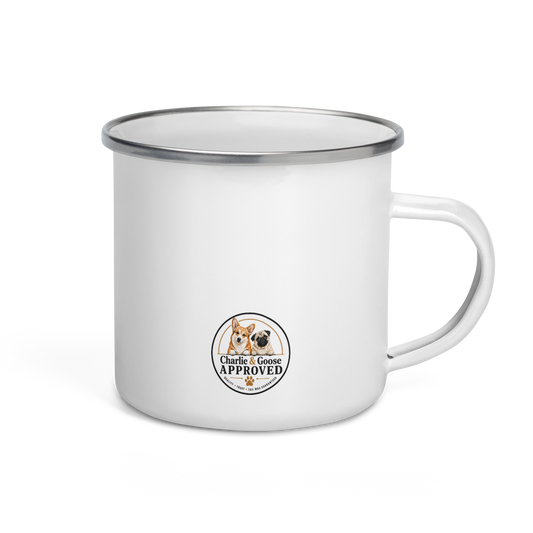 Fueled by Coffee & Adventure Enamel Mug