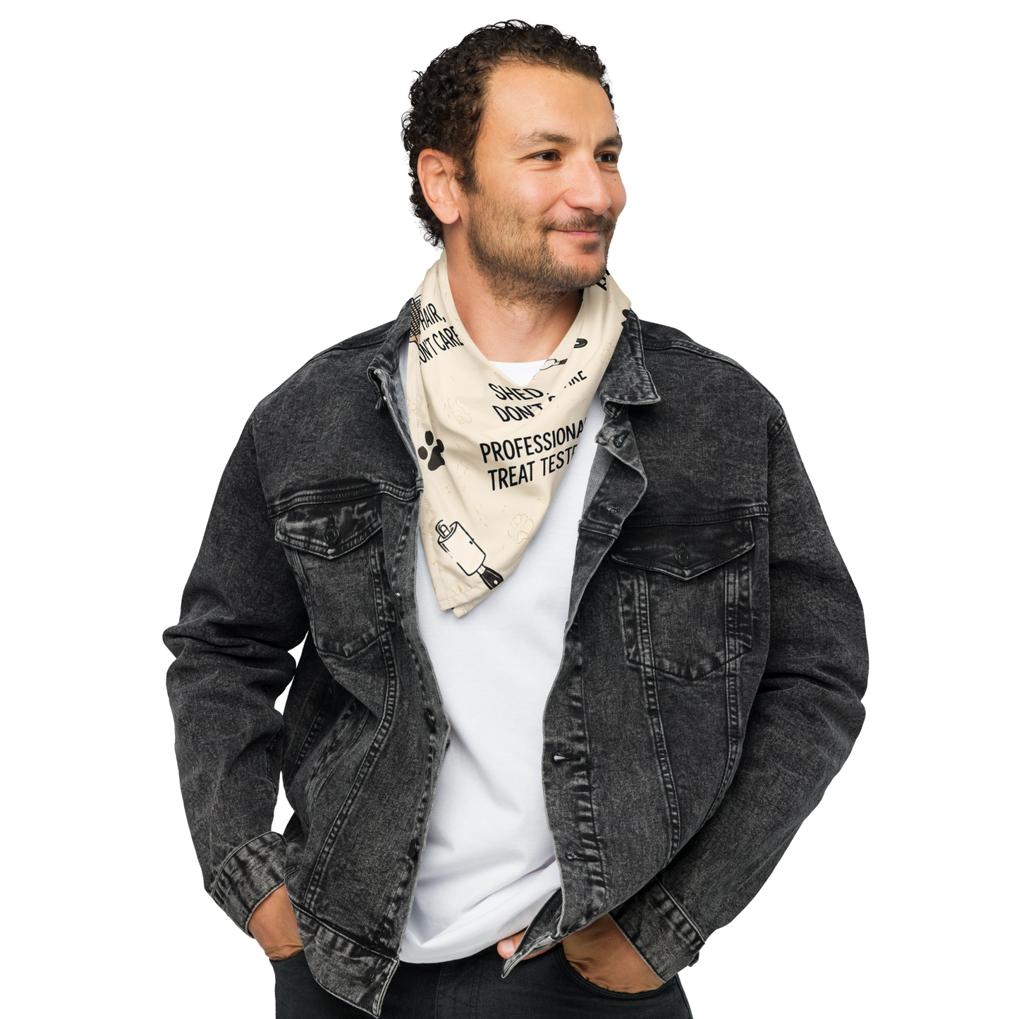 Charlie & Goose Co. Dog Hair, Don’t Care Pattern Bandana