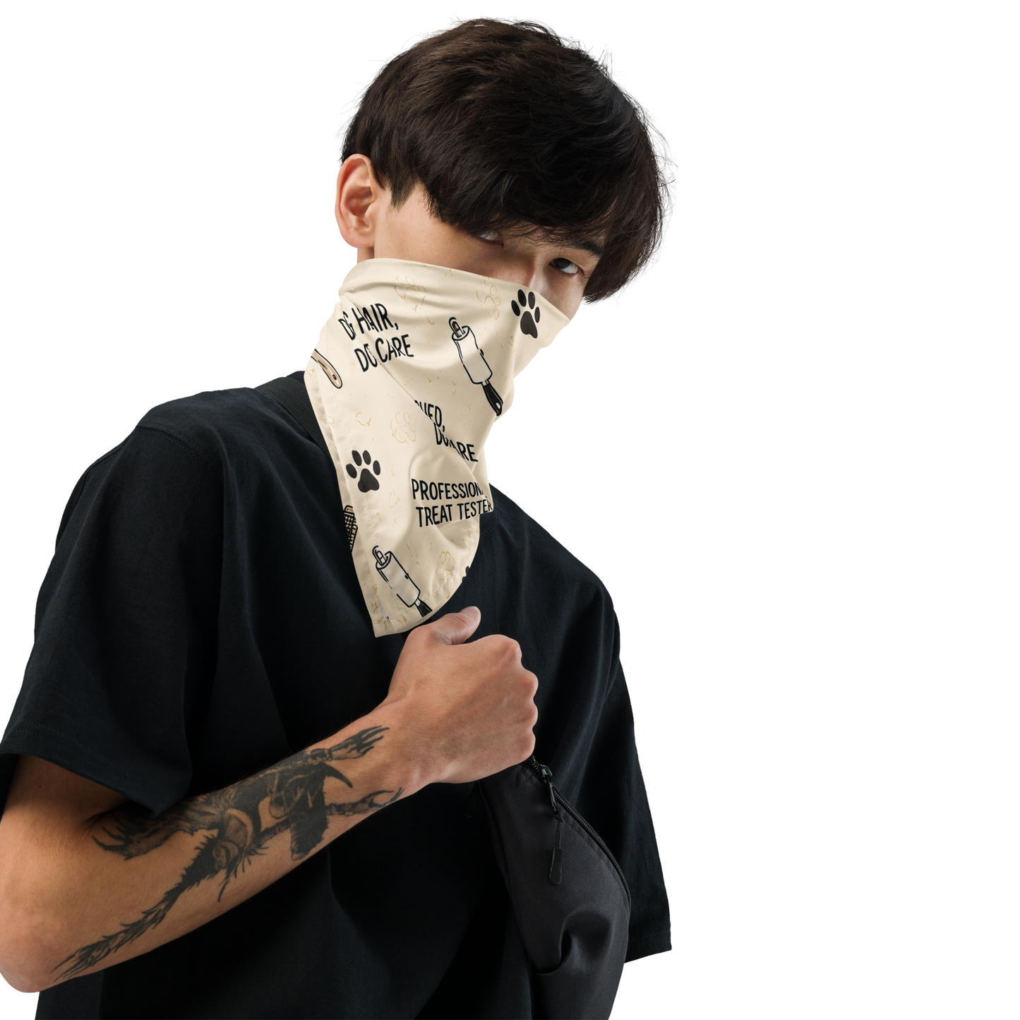 Charlie & Goose Co. Dog Hair, Don’t Care Pattern Bandana