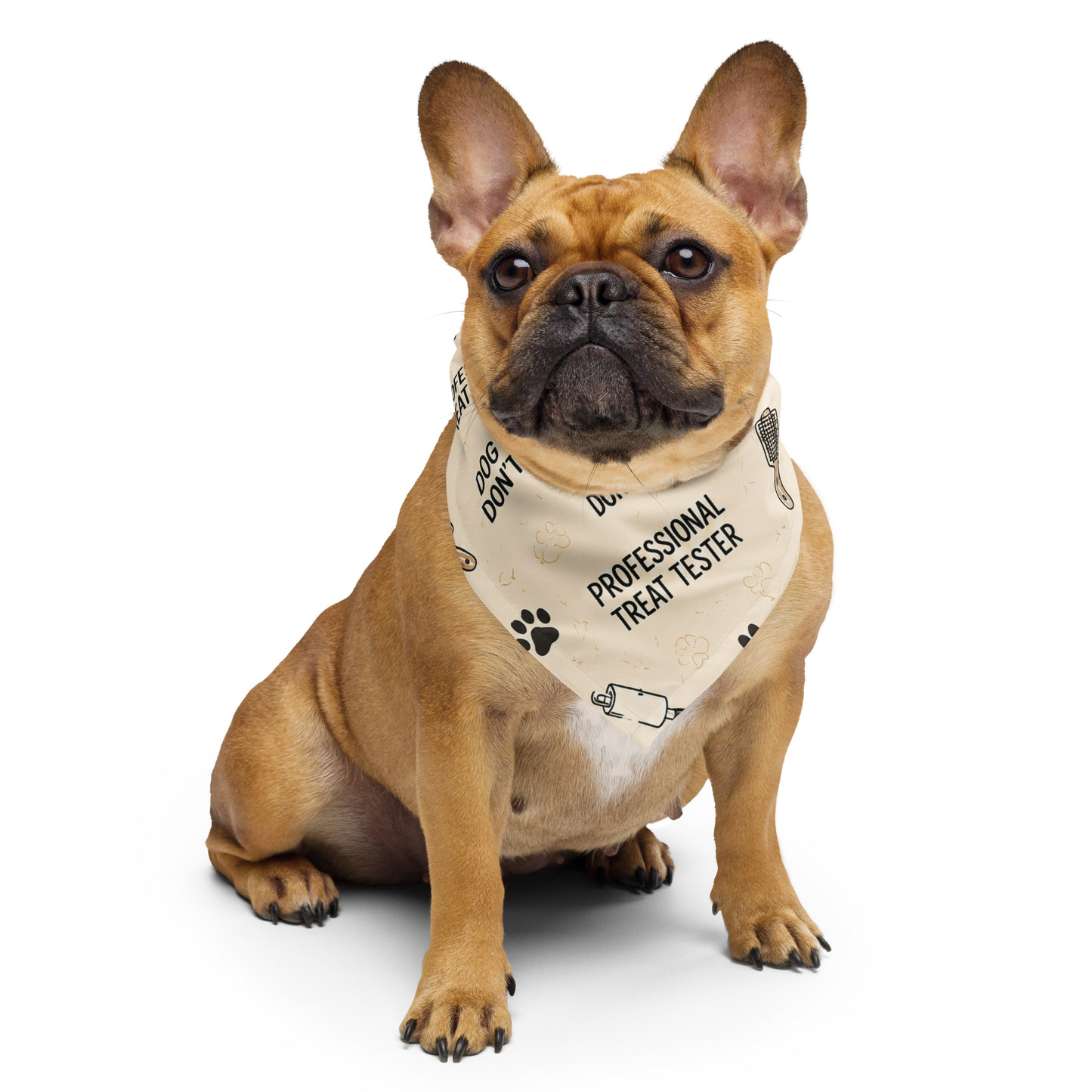 Charlie & Goose Co. Dog Hair, Don’t Care Pattern Bandana