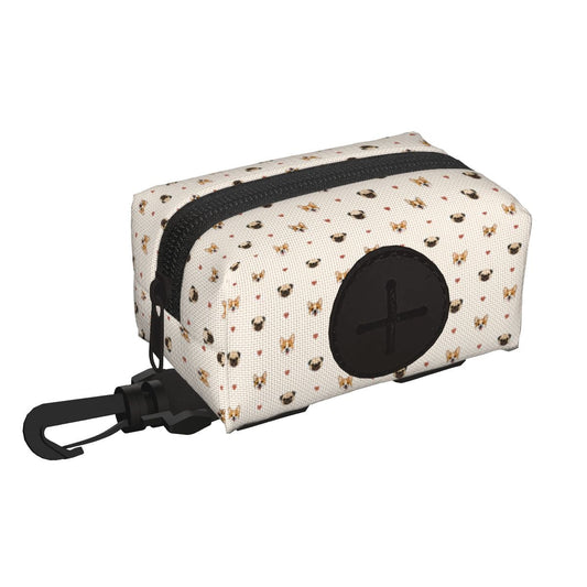 Charlie and Goose Co. Dog Walk "Duty" Bag Holder - Charlie & Goose Faces