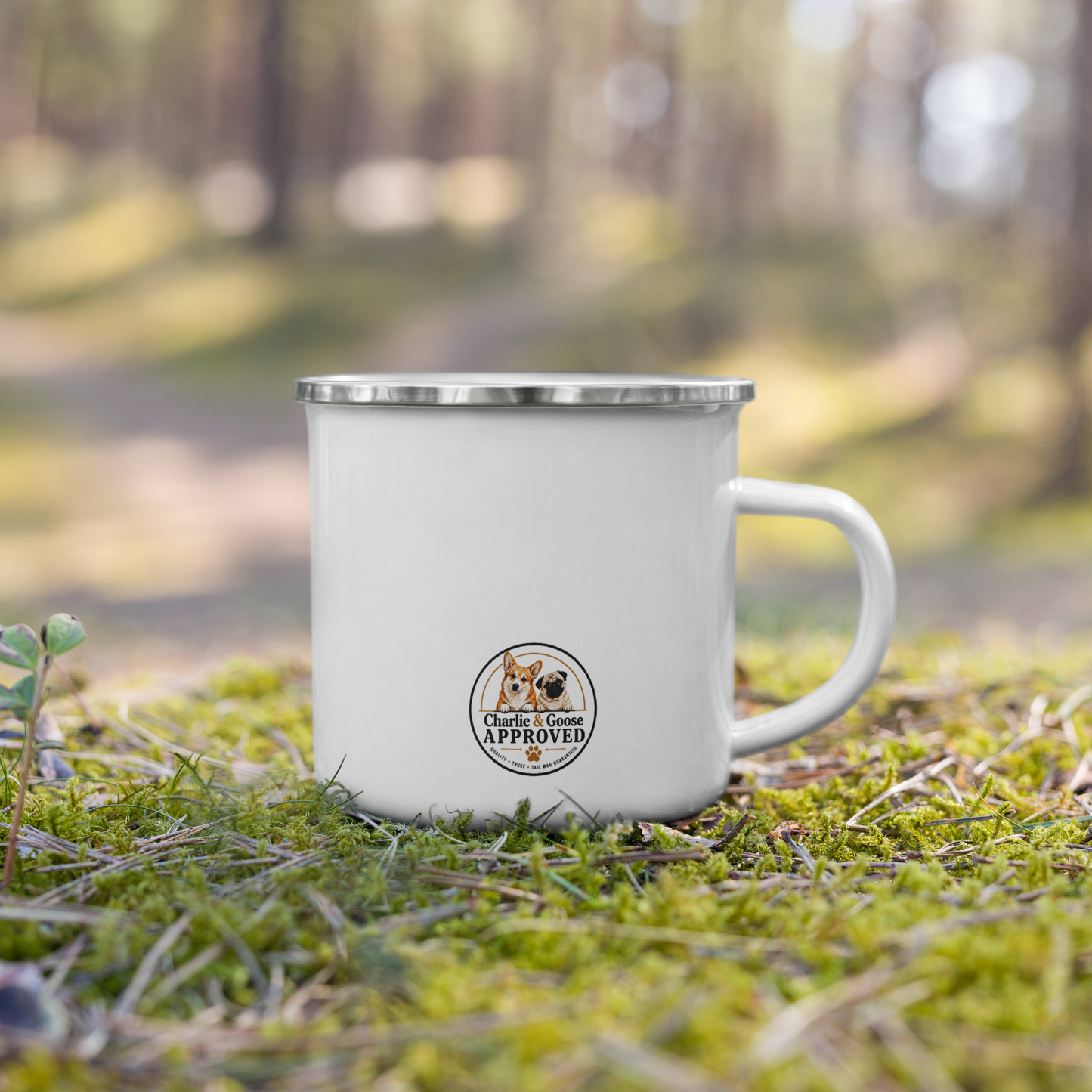 Fueled by Coffee & Adventure Enamel Mug