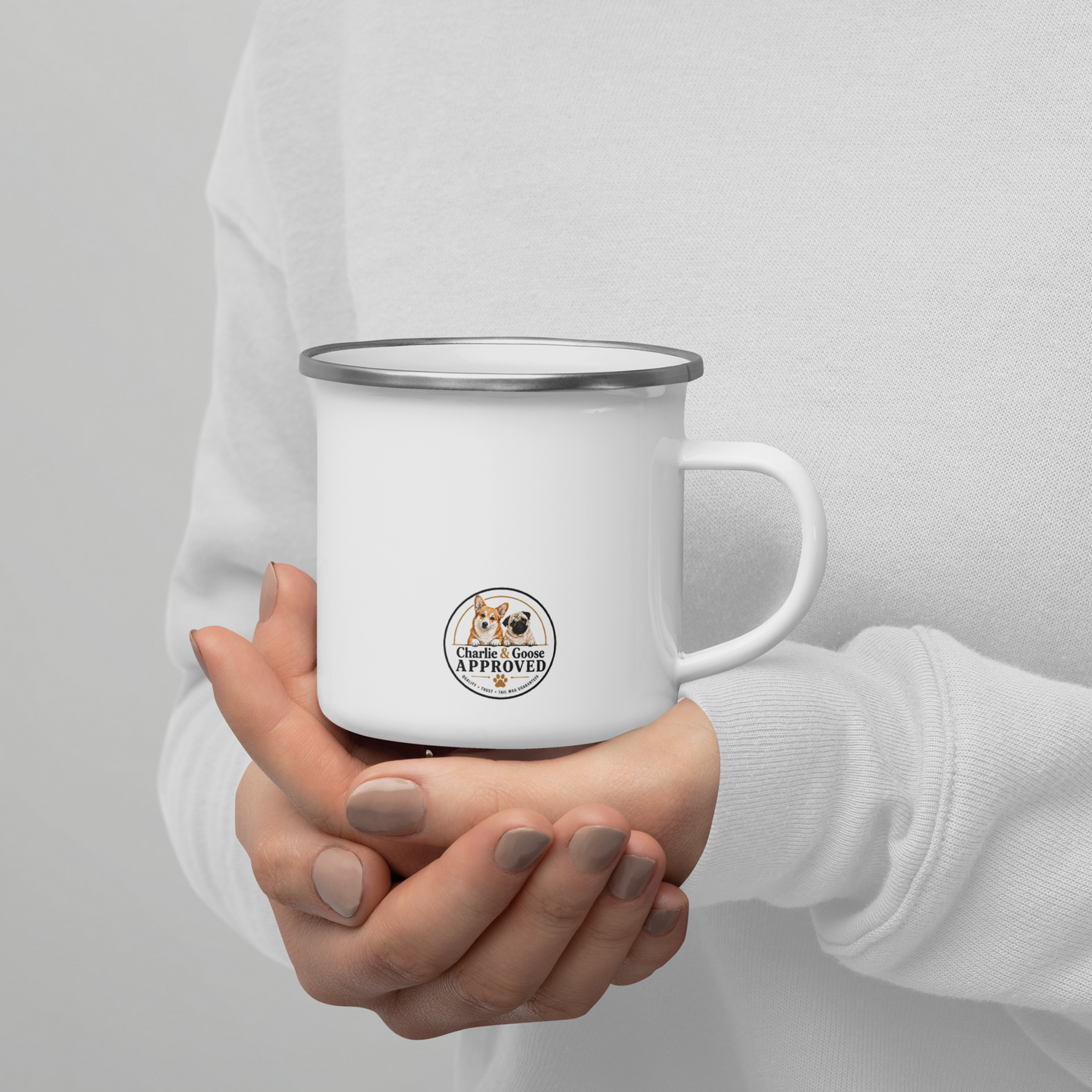 Fueled by Coffee & Adventure Enamel Mug