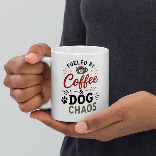 Charlie & Goose Co. Fueled by Coffee & Dog Chaos Mug