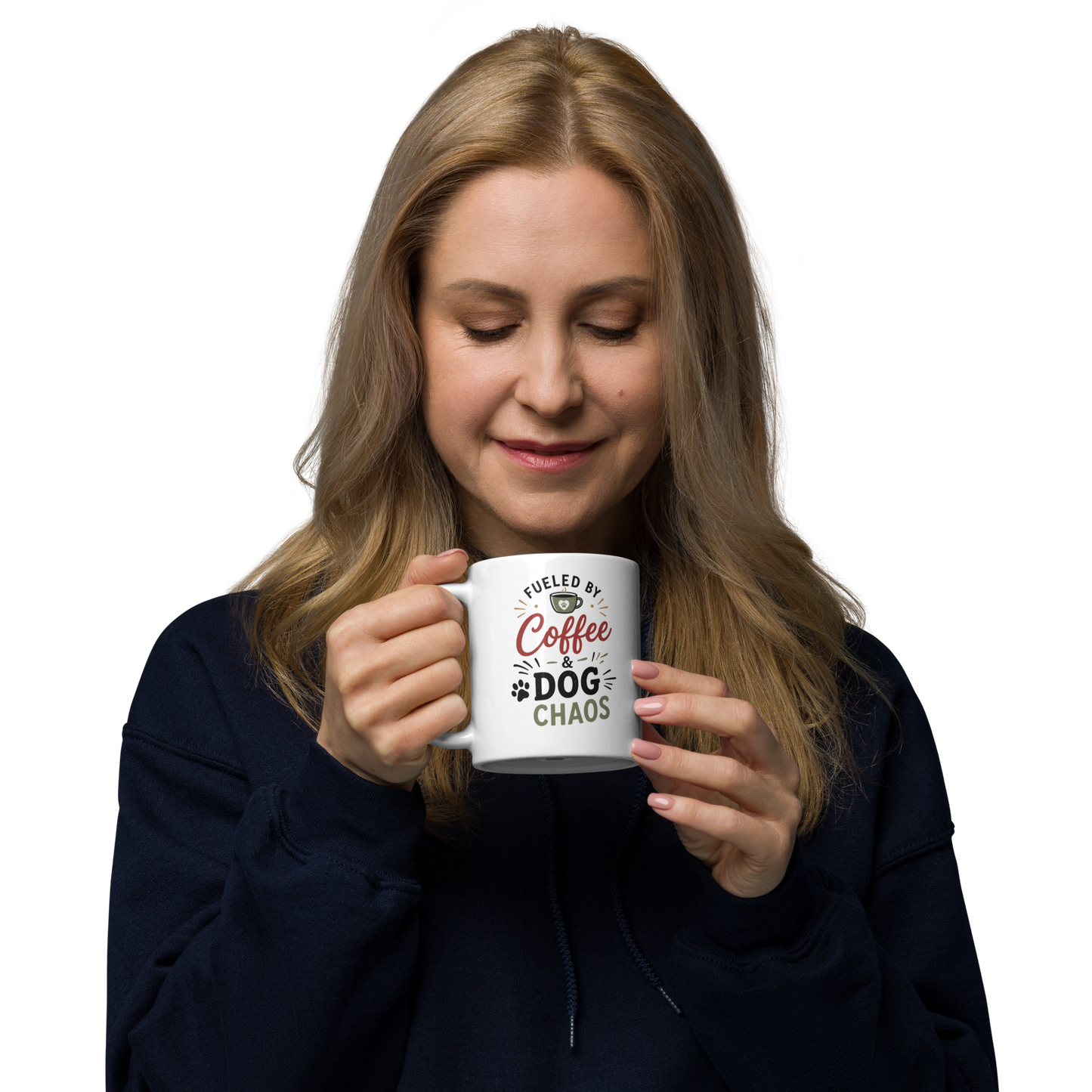 Charlie & Goose Co. Fueled by Coffee & Dog Chaos Mug